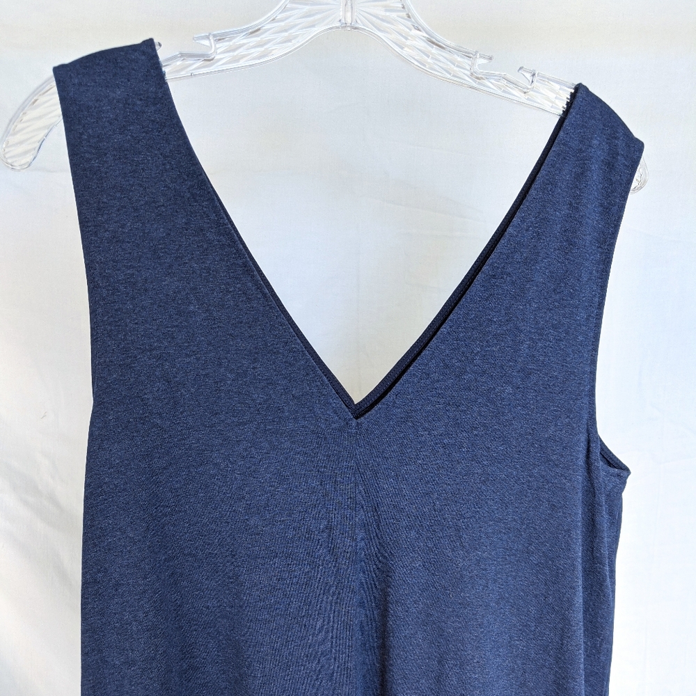 LOFT blue knit tank dress/tunic - Picture 2 of 5